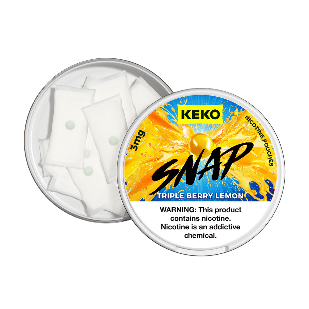 KEKO "SNAP" - Triple Berry Lemon - Nicotine Pouch (15 Count)