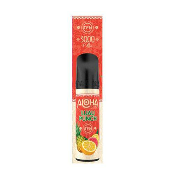Aloha Sun Disposable | 3000 Puffs | 8mL Luau Punch Packaging