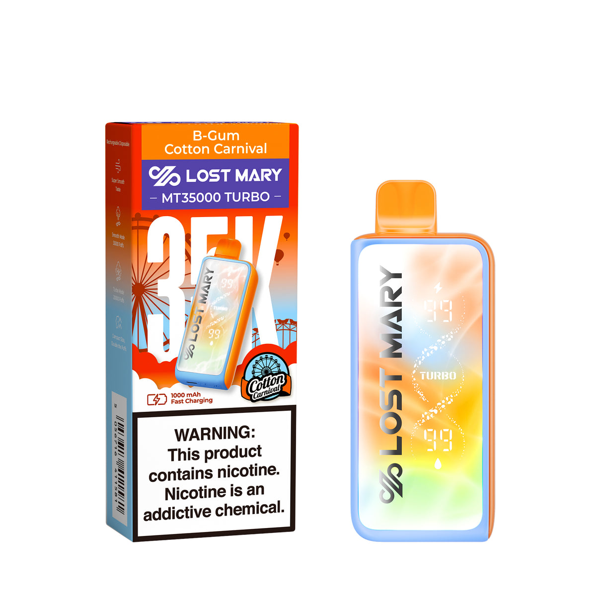 Lost Mary MT35K "Cotton Carnival" Edition Disposable Device - 35,000 Puffs
