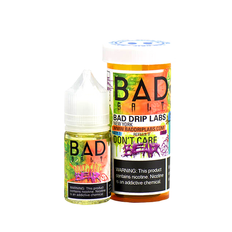 BAD SALT Don’t Care Bear 30ML – Fruity Gummy Candy Nic Salt E-Liquid