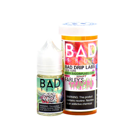 AD SALT Farley’s Gnarly Sauce 30ML – Strawberry Kiwi & Bubble Gum Nicotine Salt E-Liquid
