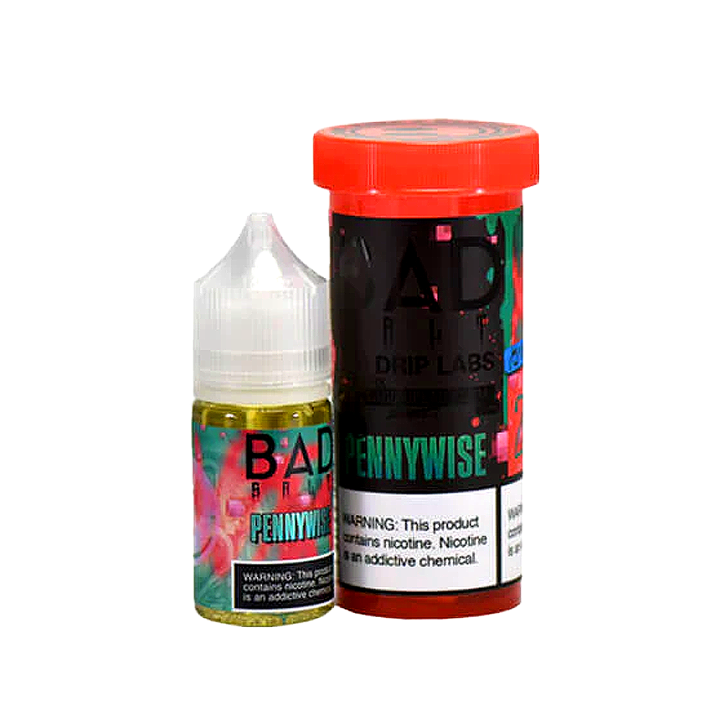 BAD SALT Pennywise 30ML – Strawberry Watermelon Bubblegum Nic Salt E-Liquid