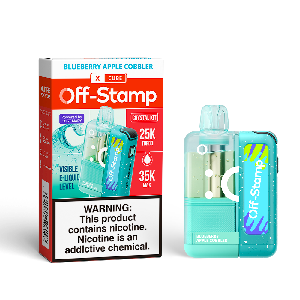 Off-Stamp X-CUBE "CRYSTAL CUBE" 35K Disposable KIT Powered By LOST MARY – 35000 Puffs