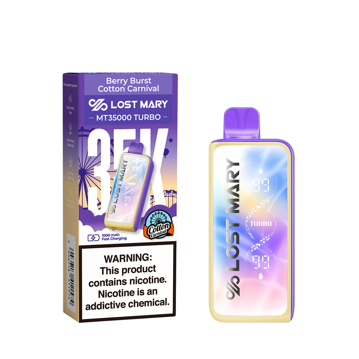 Lost Mary MT35K "Cotton Carnival" Edition Disposable Device - 35,000 Puffs