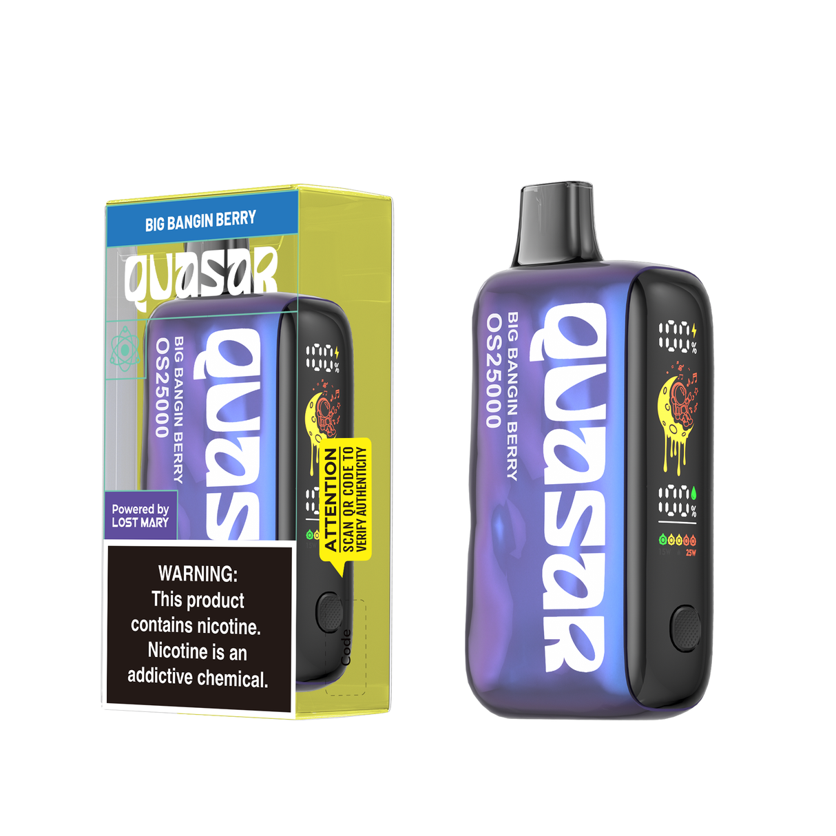 QUASAR OS25000 Powered By LOST MARY Disposable Device – 25000 Puffs