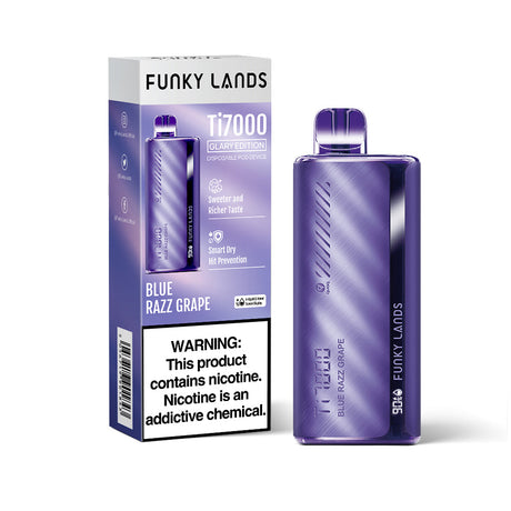 FUNKY LANDS Ti7000 “Glary Edition” Disposable Device – 7000 Puffs