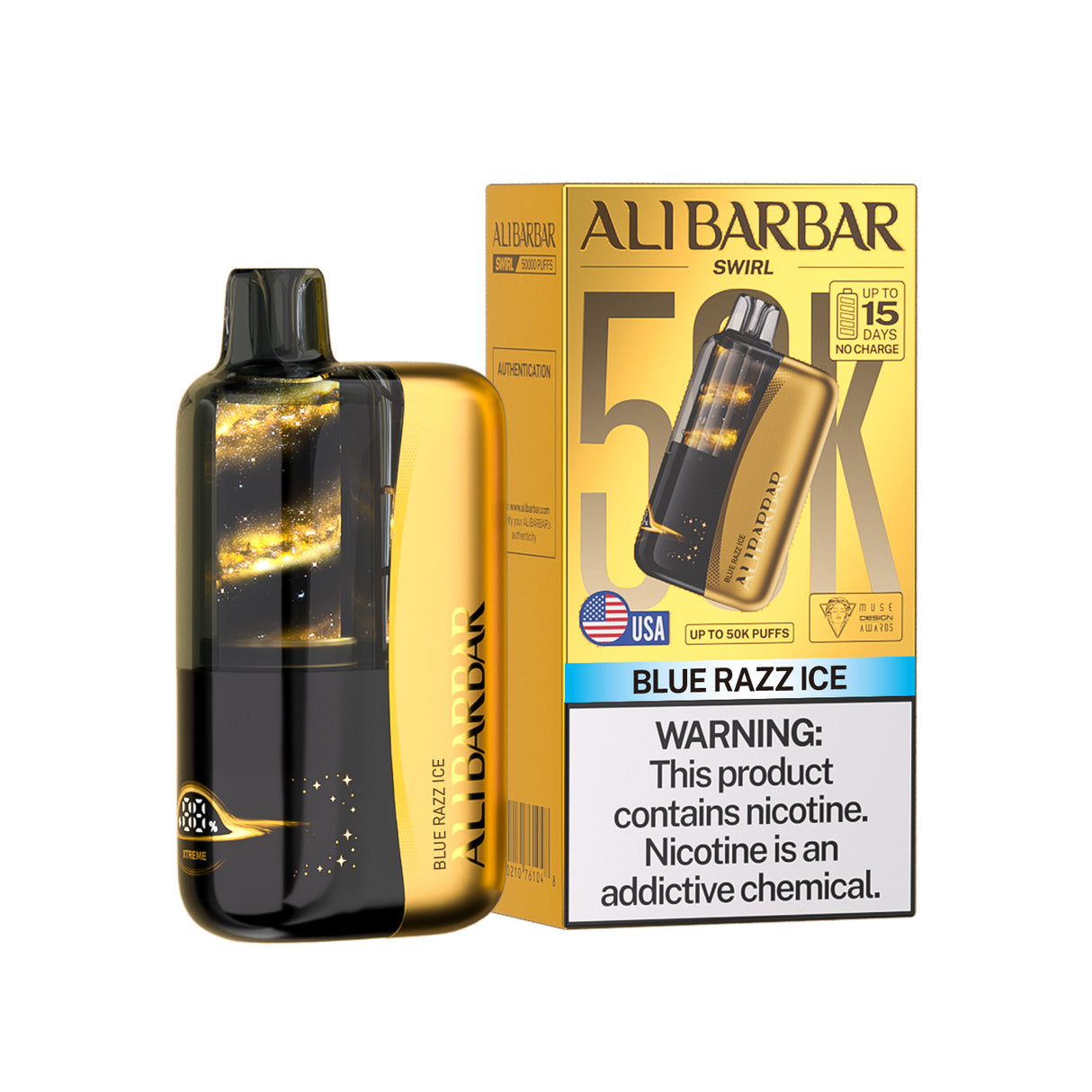 ALI BARBAR "SWIRL" 50K Puff Disposable Device - 50,000