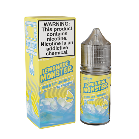 Lemonade Monster Salt Blueberry Lemonade 30ML – Tangy Lemonade & Blueberry Salt Nic E-Liquid