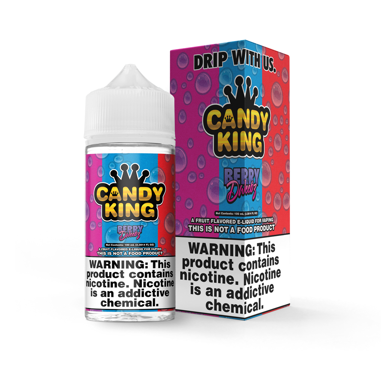 CANDY KING Berry Dweebz 100ML – Sour Berry Hard Candy E-Liquid Bottle