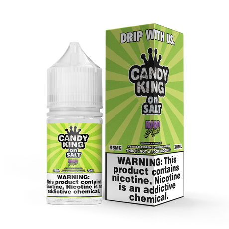 CANDY KING on SALT – Hard Apple 30ML Bottle – Green Apple Candy Nic Salt E-Liquid