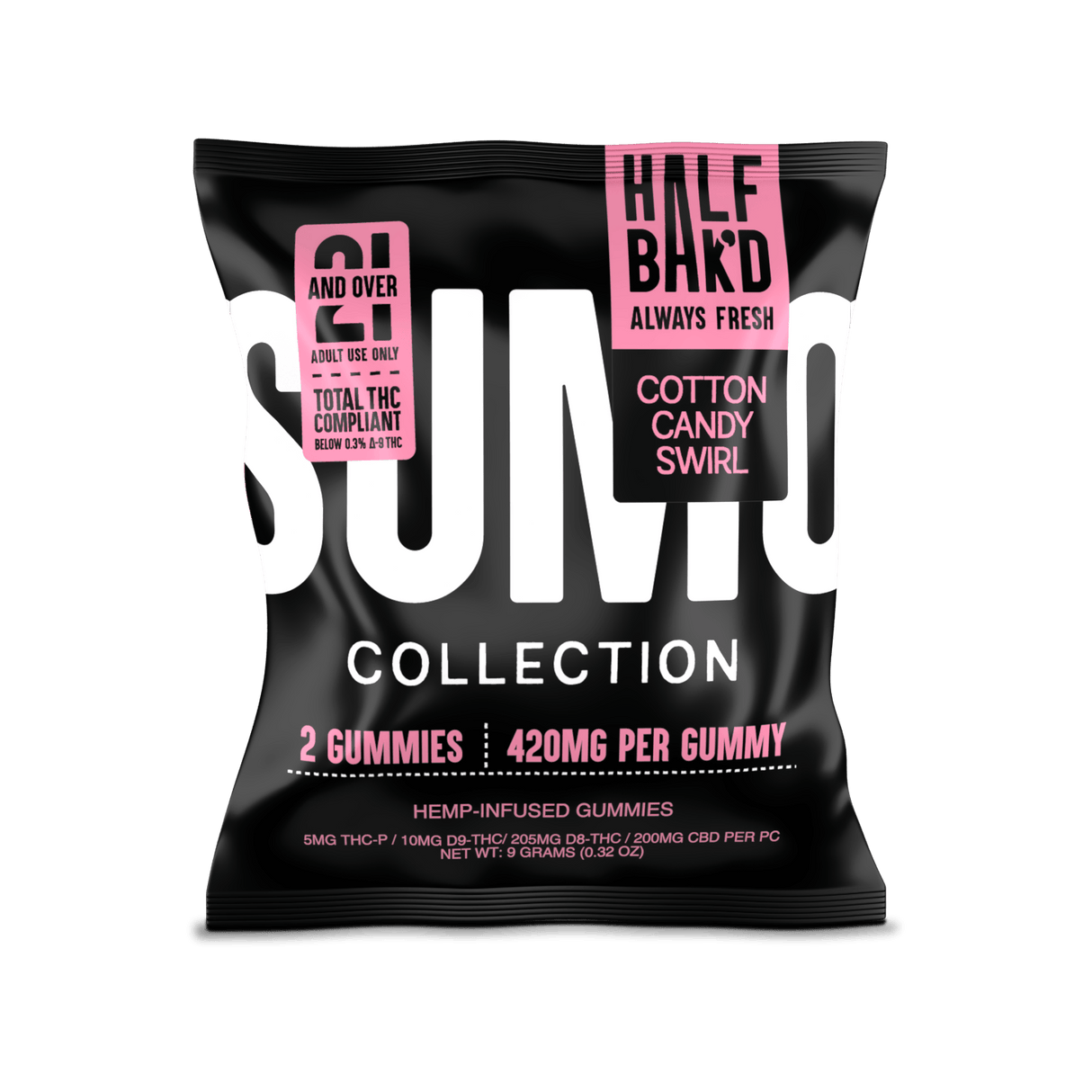 Half Bak’d Sumo Gummies 420MG - 2 Count