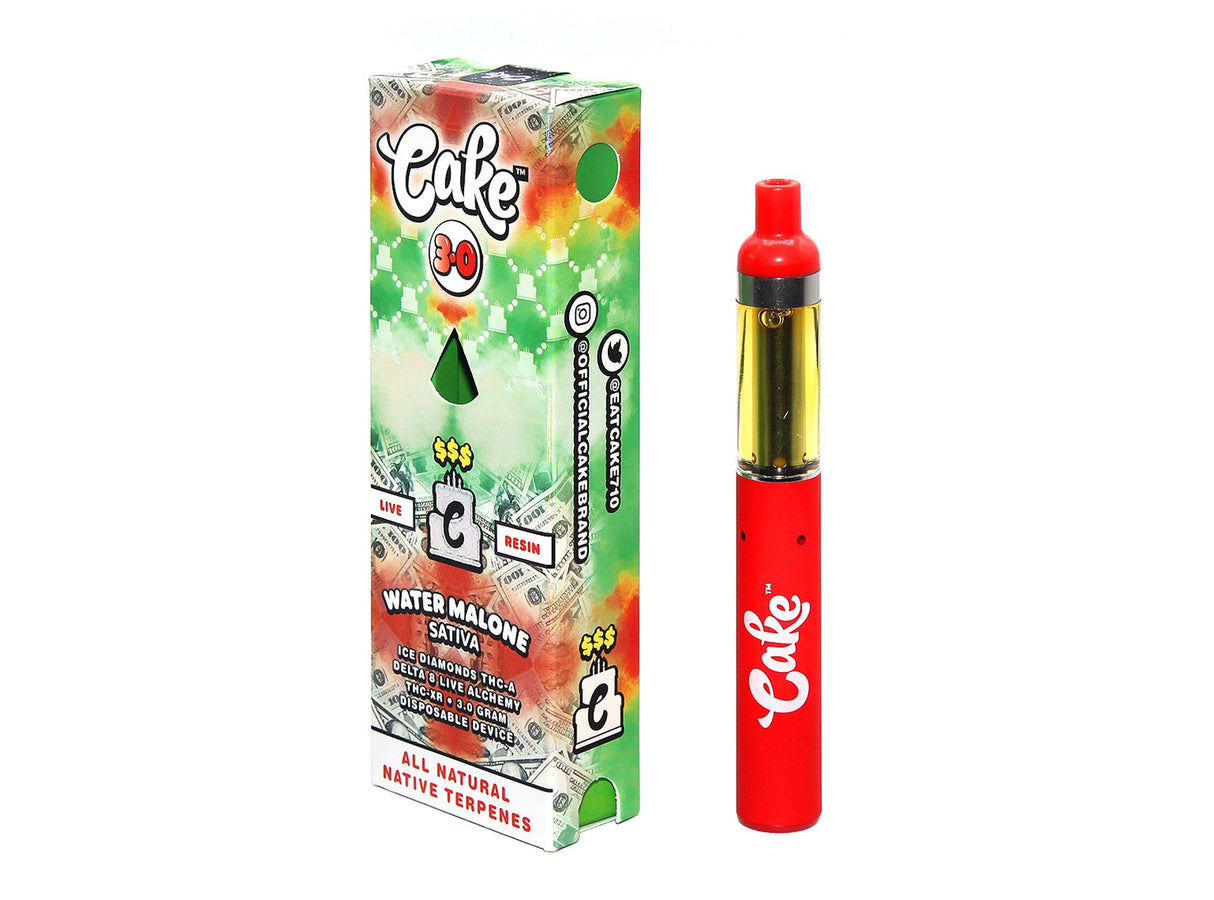 Cake 3.0 Money Line Ice Diamonds THC-A Delta 8 Live Alchemy THC-XR 3.0 Gram Disposable Device