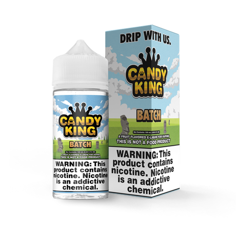 Candy King Batch 100mL e-liquid bottle featuring a sweet-and-sour fruity flavor profile.