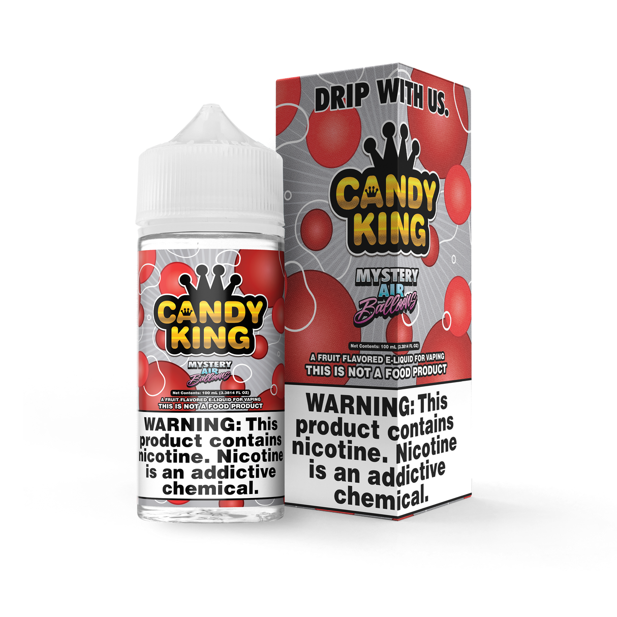 Candy King Mystery Air Balloons 100ML E-Liquid – Mystery Fruit Candy Vape