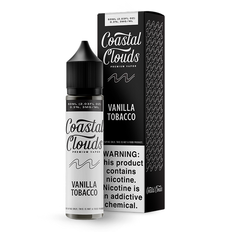 Coastal Clouds Vanilla Tobacco 60ML – Vanilla Infused Tobacco Vape Juice