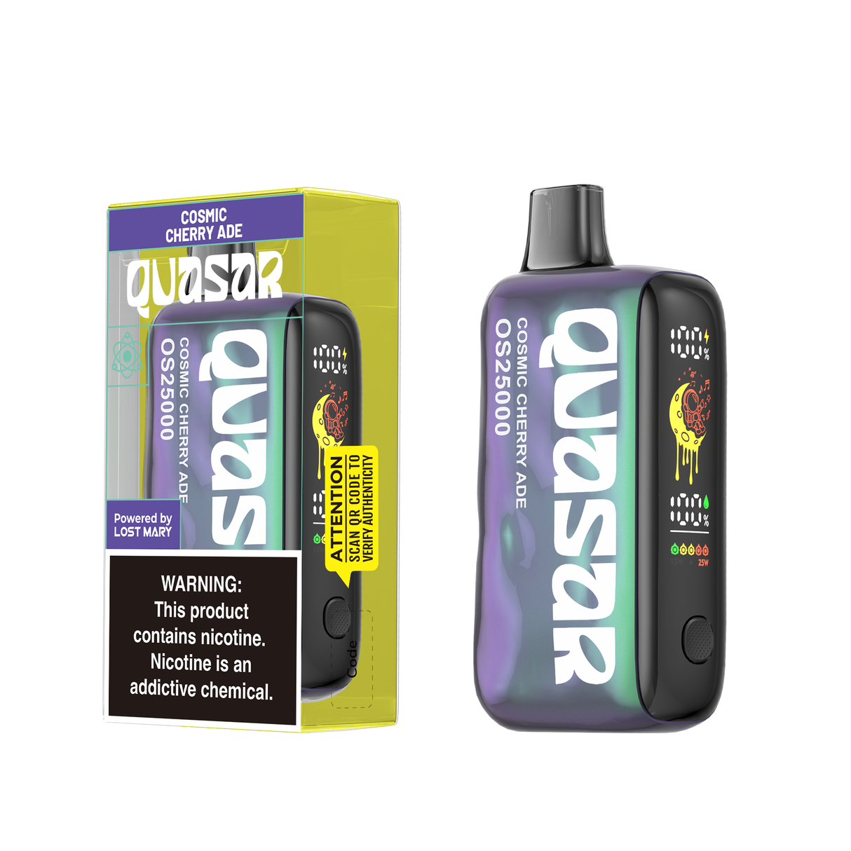 QUASAR OS25000 Powered By LOST MARY Disposable Device – 25000 Puffs