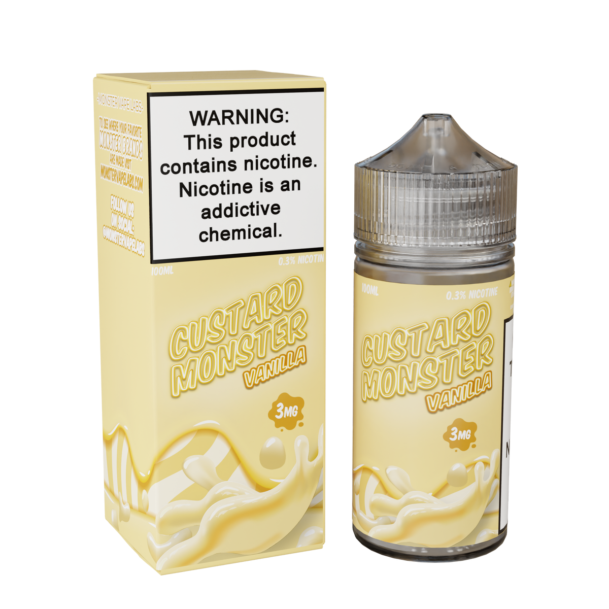 custard monster butterscotch vape juice Custard Monster Vanilla E-Liquid – 100mL