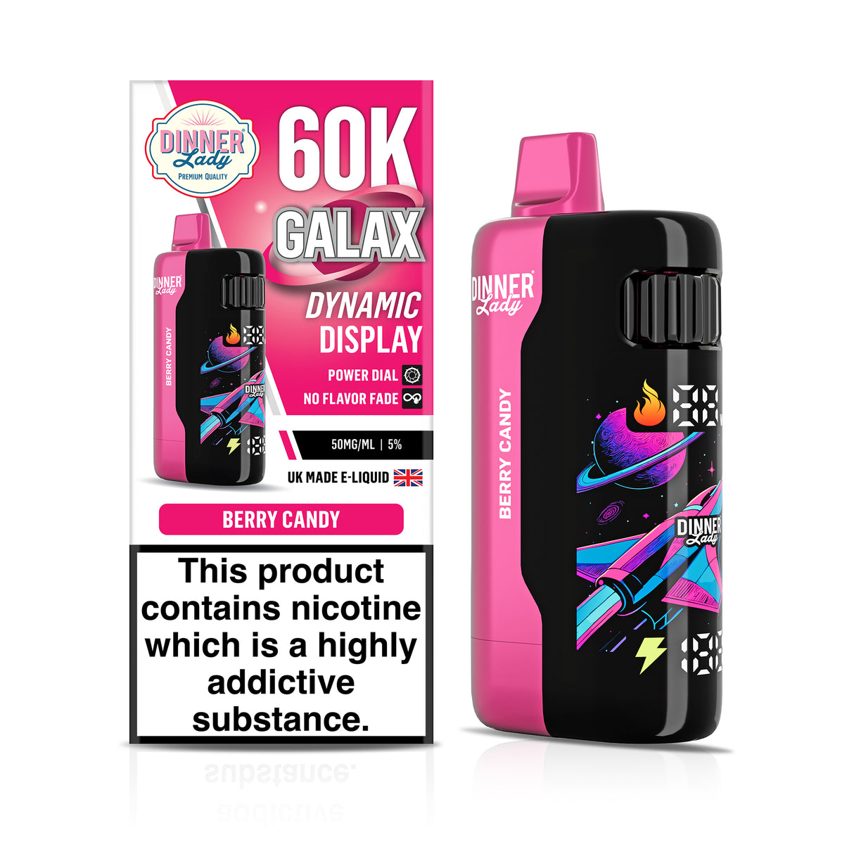 Dinner Lady GALAX 60K Disposable Device - 60,000 Puffs