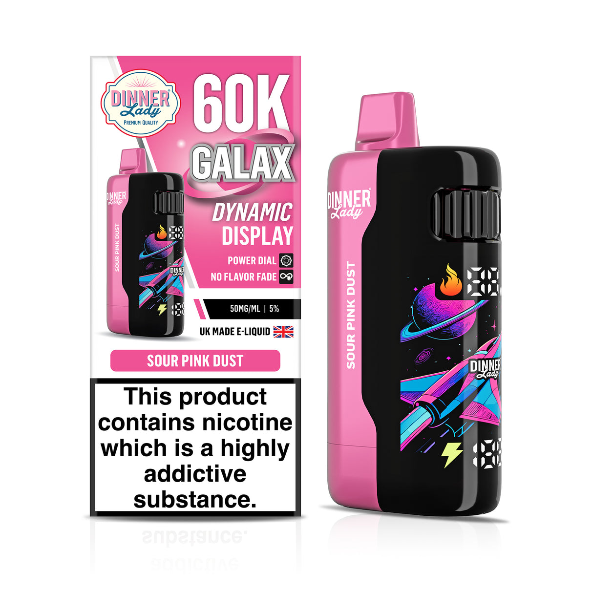 Dinner Lady GALAX 60K Disposable Device - 60,000 Puffs