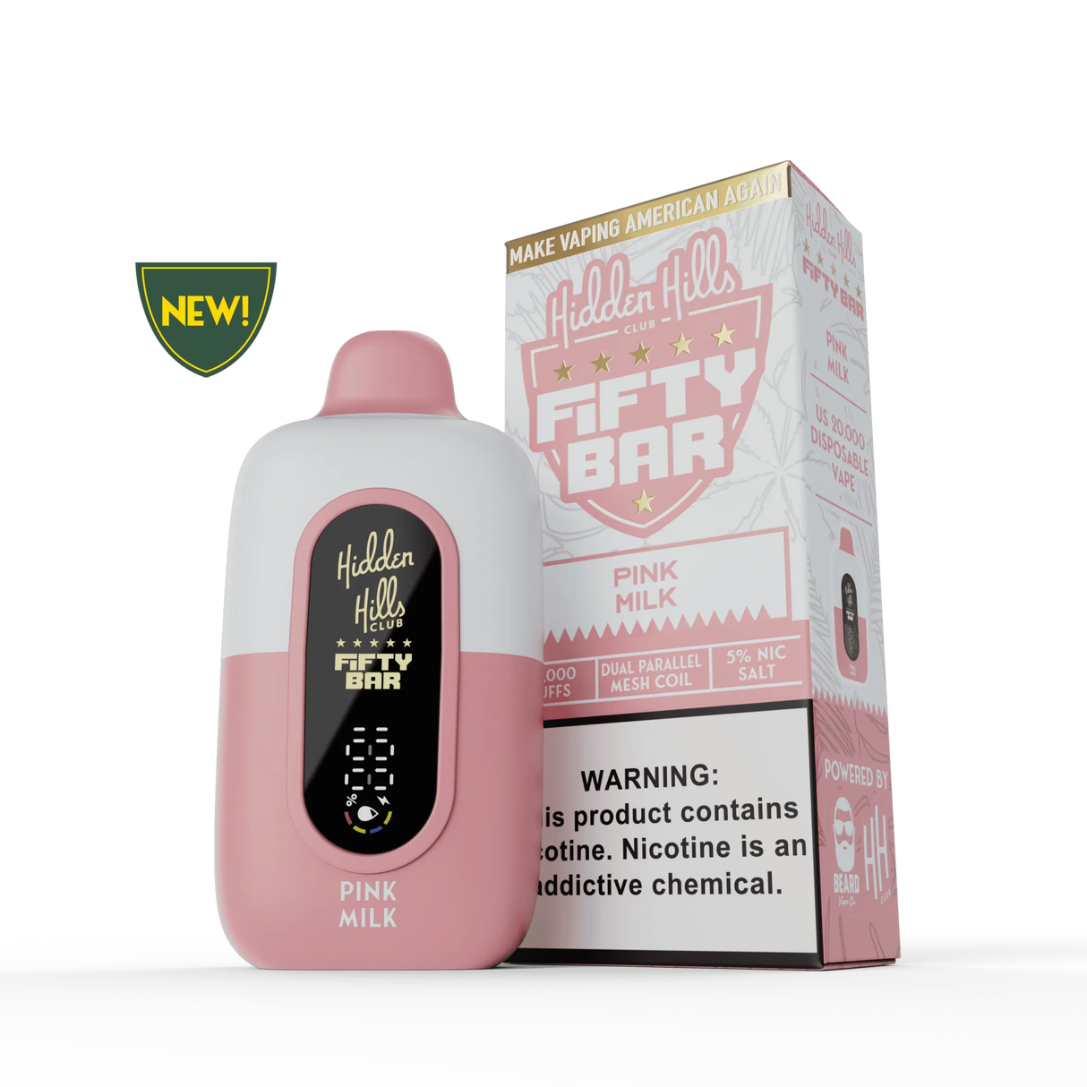 Hidden Hills x FIFTY BAR 20K Puff Disposable Device - 20000 Puffs