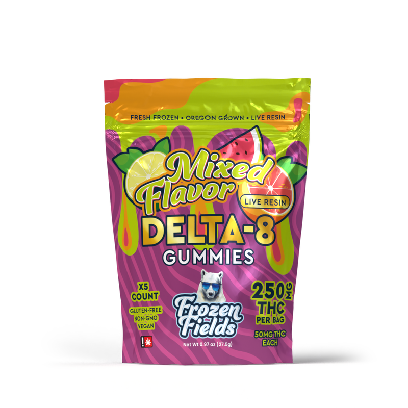 Frozen Fields DELTA 8 THC Gummies Mix Flavor - 500MG