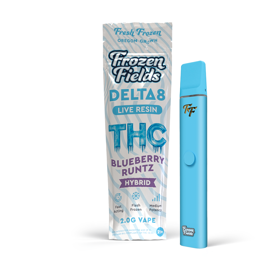 Frozen Fields DELTA-8 THC Live Resin - 2g Disposable