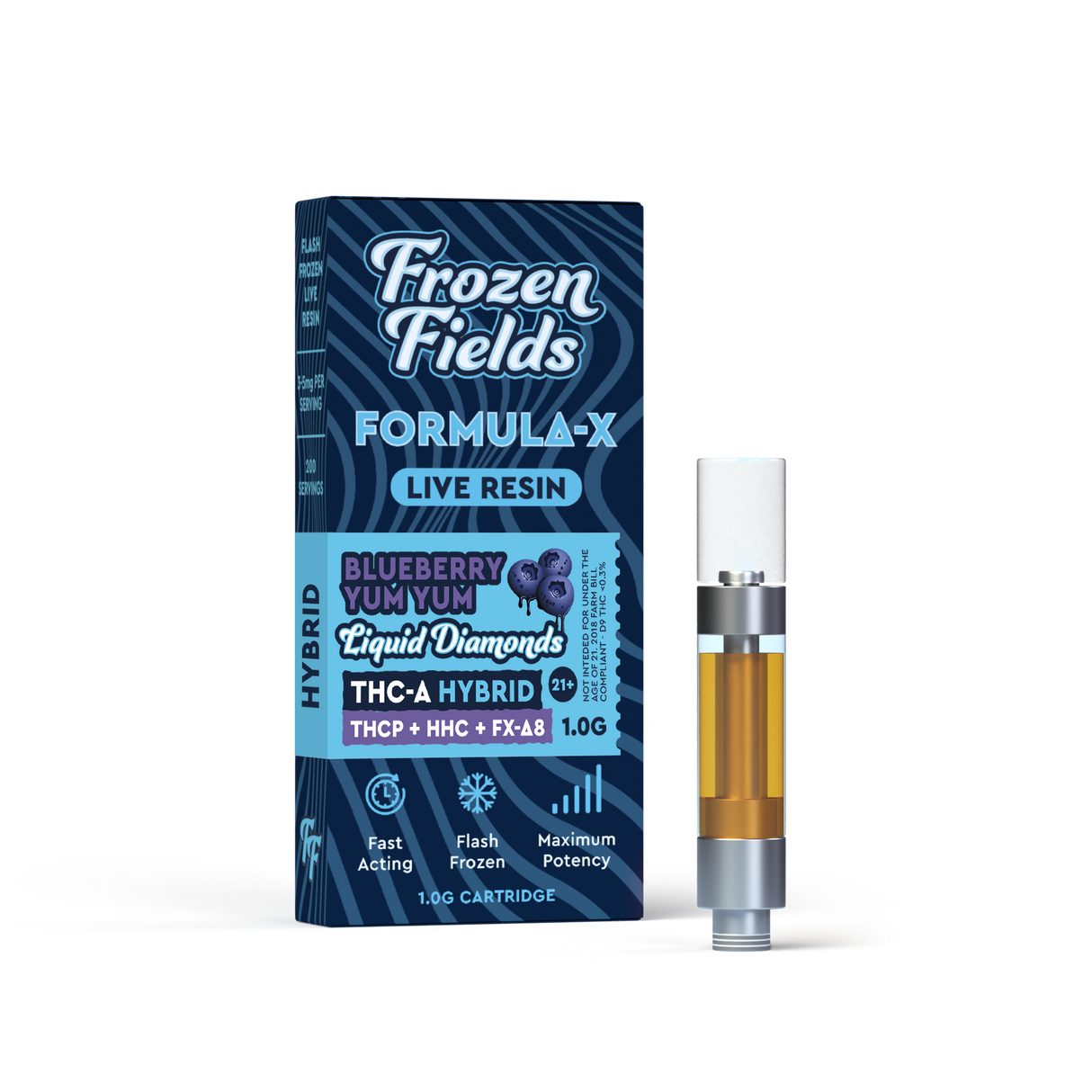 Frozen Fields Formula-X THC-A Liquid Diamonds - 1G Cartridge