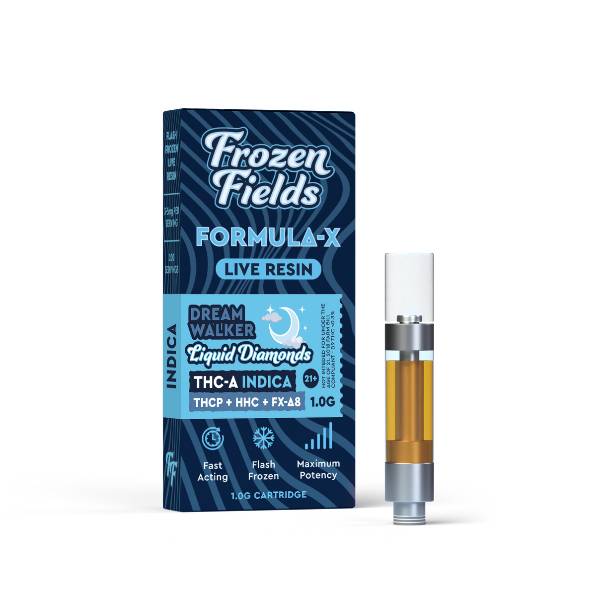 Frozen Fields Formula-X THC-A Liquid Diamonds - 1G Cartridge