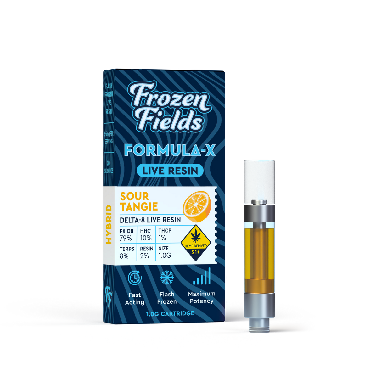 Frozen Fields Formula-X DELTA 8 Live Resin - 1g Cartridge