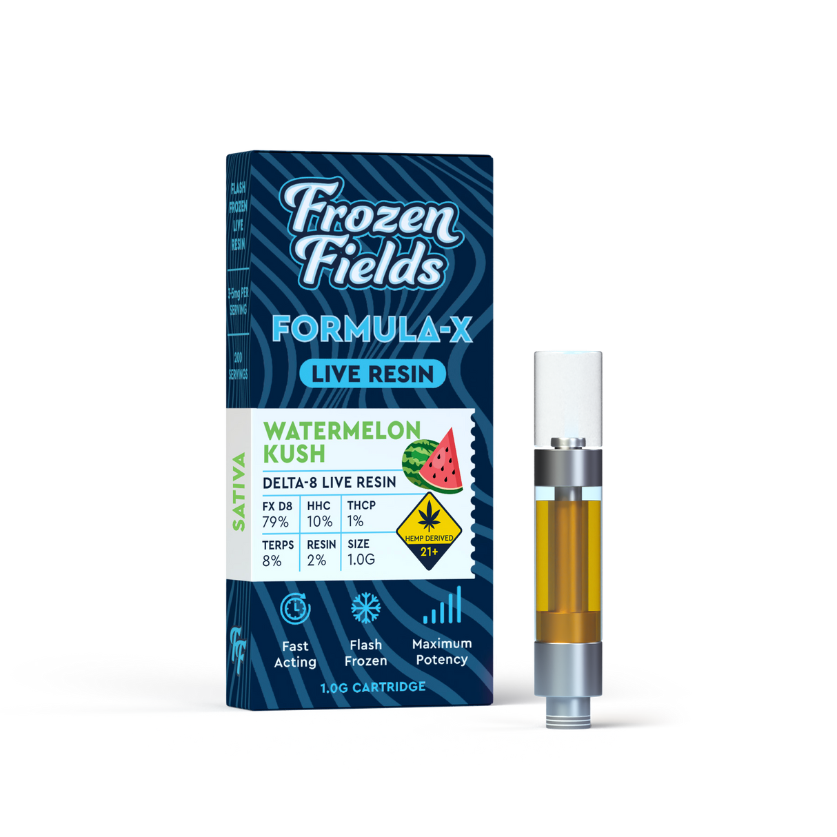 Frozen Fields Formula-X DELTA 8 Live Resin - 1g Cartridge
