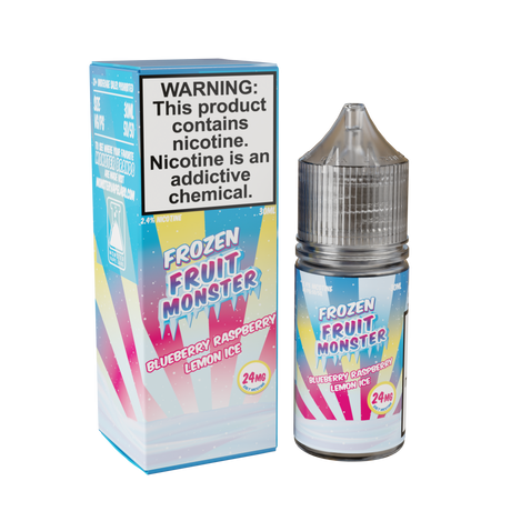 Frozen Fruit Monster Blueberry Raspberry Lemon Ice 30ML – Menthol Berry Lemon Nic Salt E-Liquid
