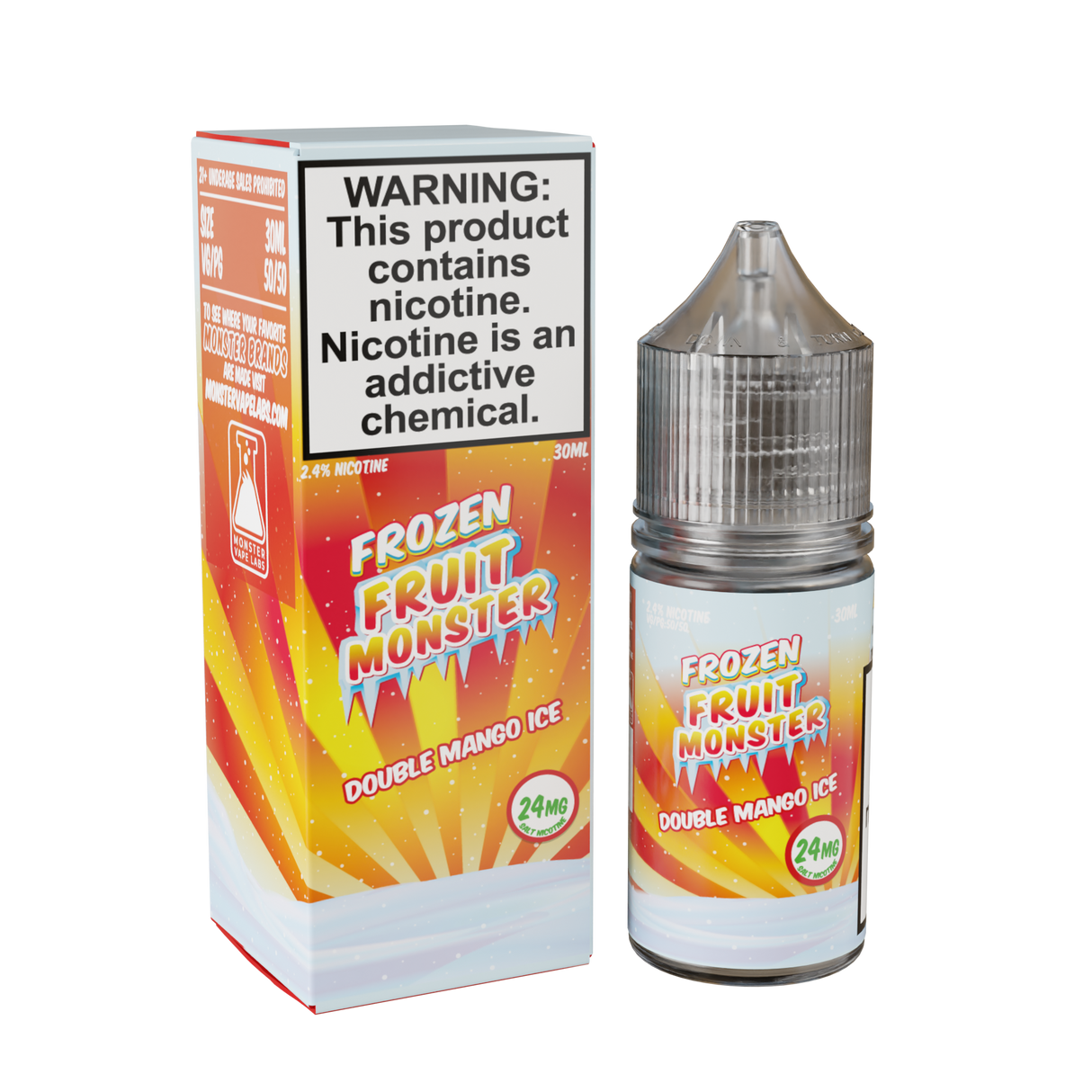 Frozen Fruit Monster Double Mango Ice 30ML – Icy Mango Nicotine Salt E-Liquid
