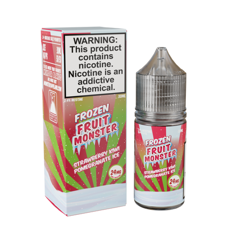 Frozen Fruit Monster Strawberry Kiwi Pomegranate Ice 30ML – Fruity Menthol Nic Salt E-Liquid
