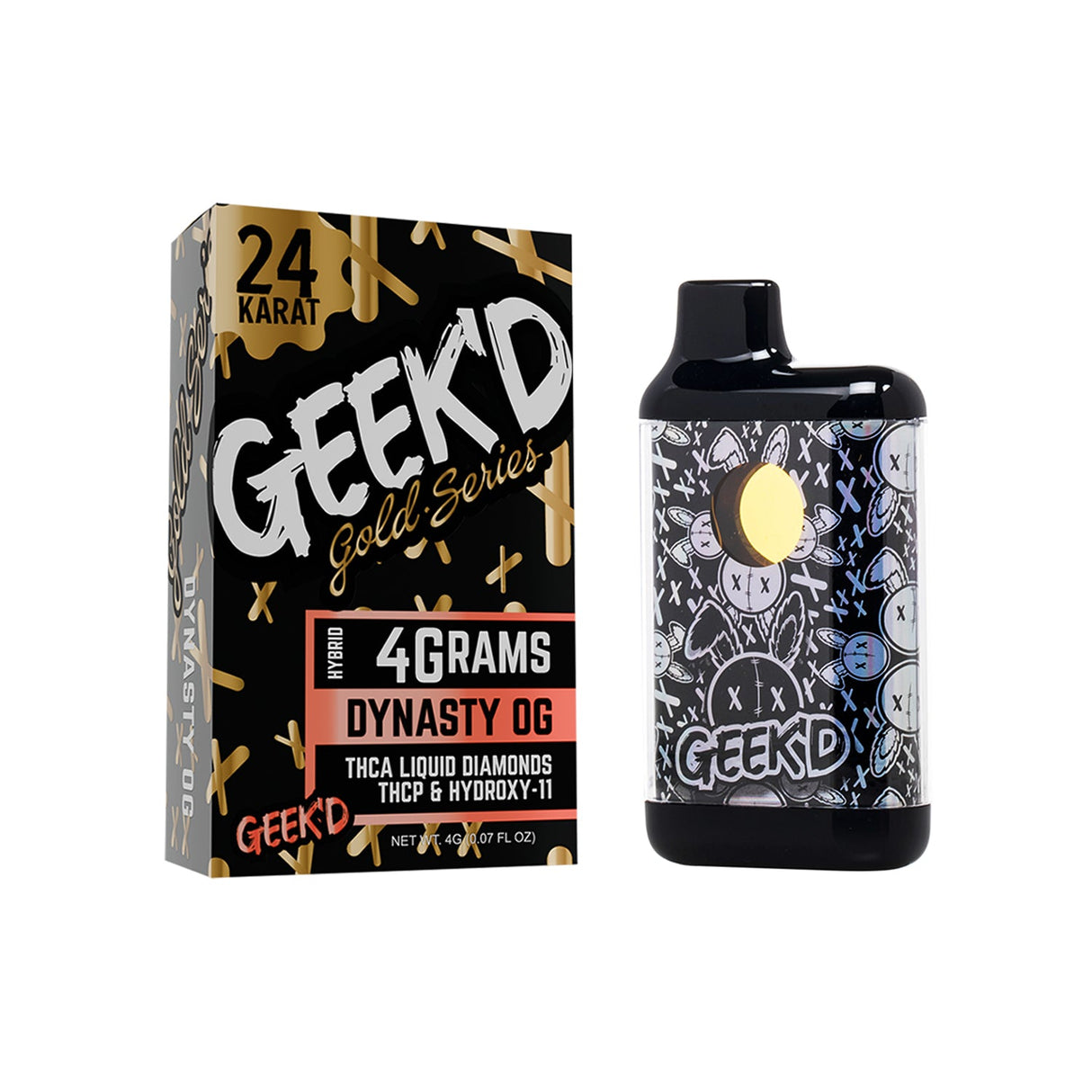GEEK'D 24k Gold Series 4g Disposable