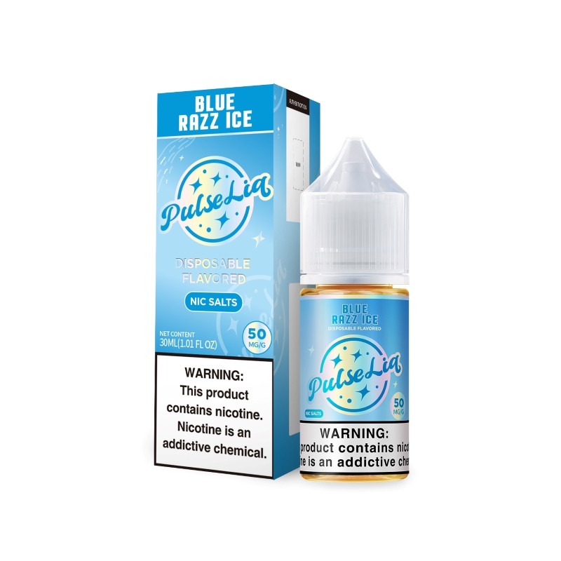Geek Bar Pulse Liq Blue Razz Ice 30ML – Blue Raspberry and Menthol Nic Salt