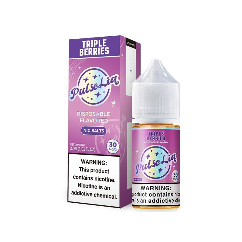 Geek Bar Pulse Liq Triple Berries 30ML – Mixed Berry Nicotine Salt E-Liquid