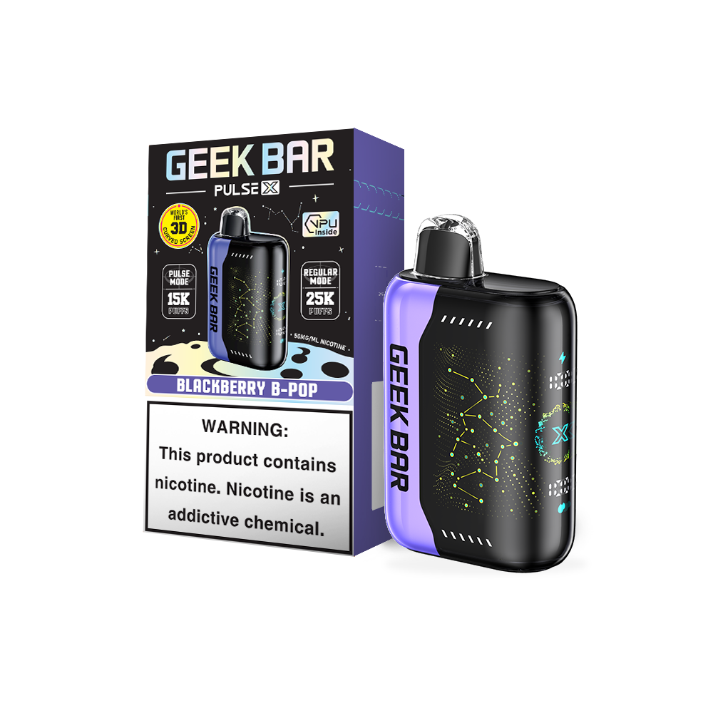 Geek Bar Pulse X 25K Puff Disposable Device – 25000 Puffs