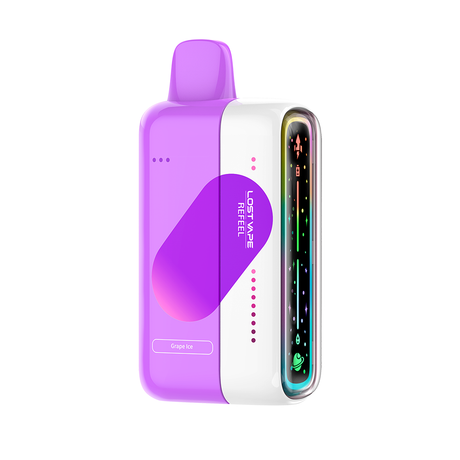Grape-Ice-lost-vape-refeel-18k
