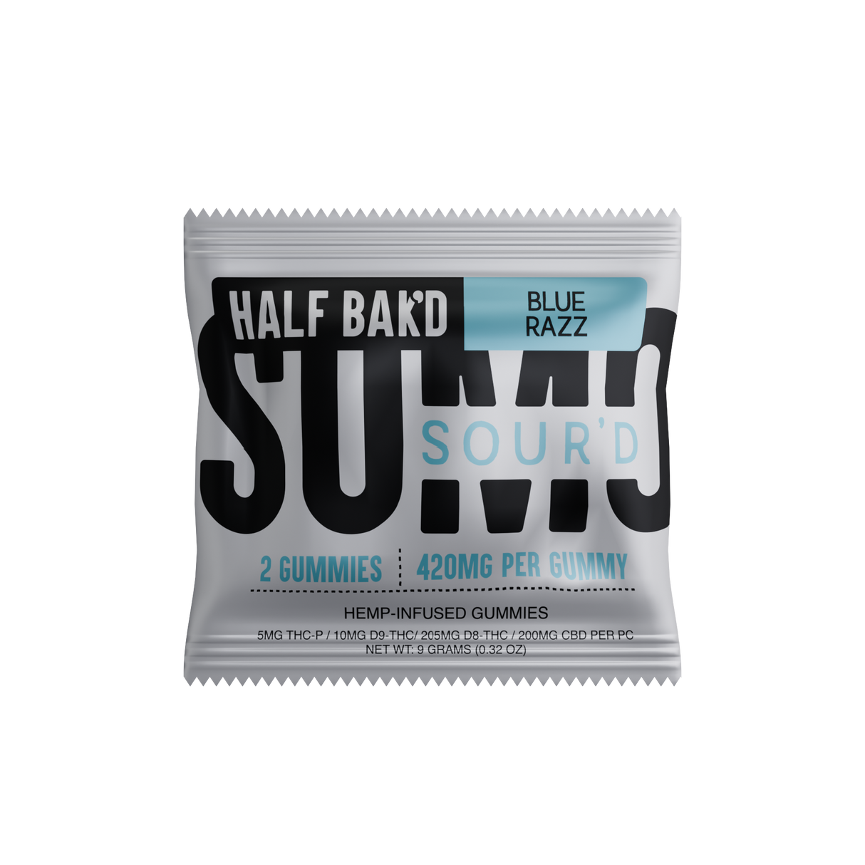 Half Bak’d SUMO Sour'D Gummies 420MG - 2 Count