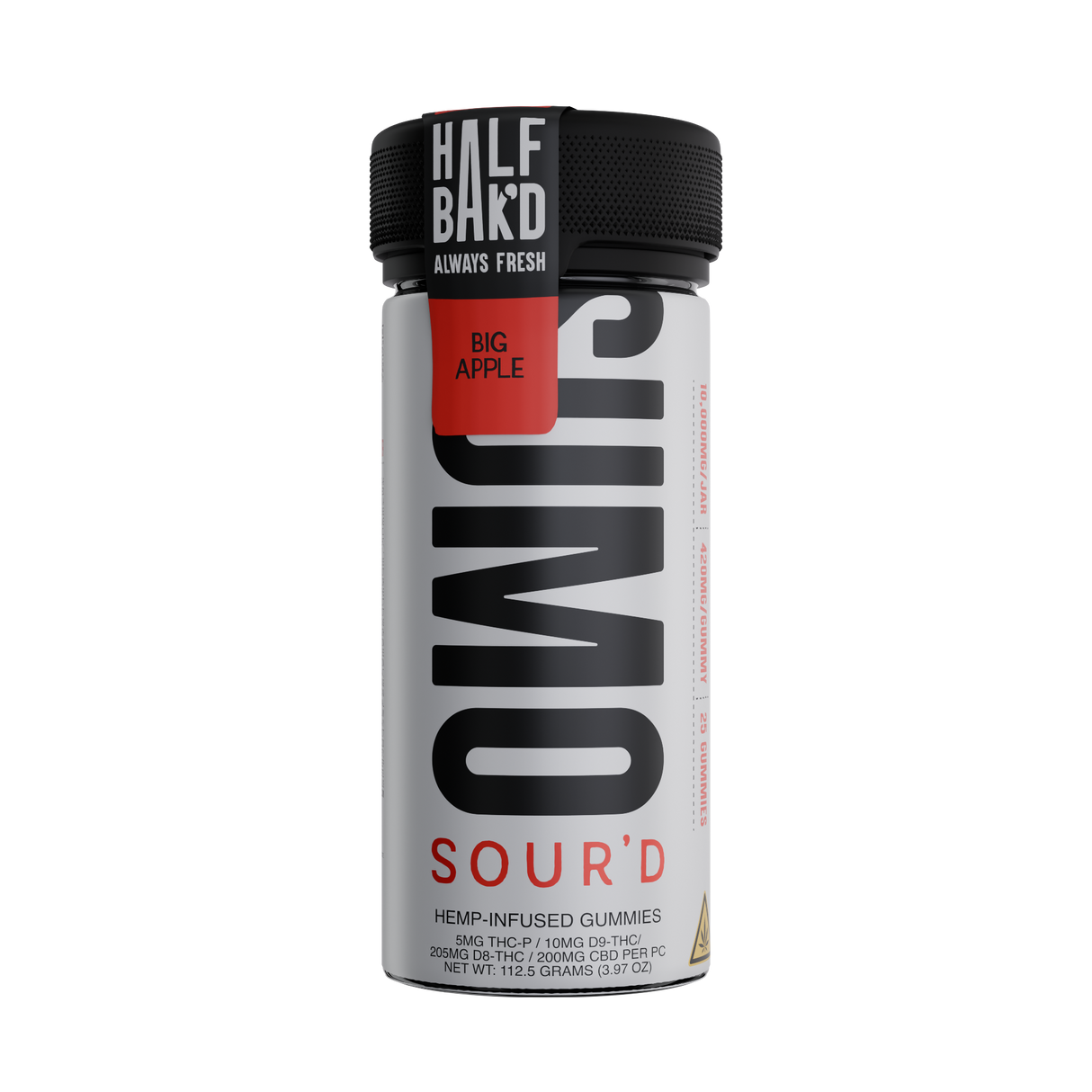 HALF BAK’D SUMO "Sour'd" Gummies 10,000MG - 25 Count