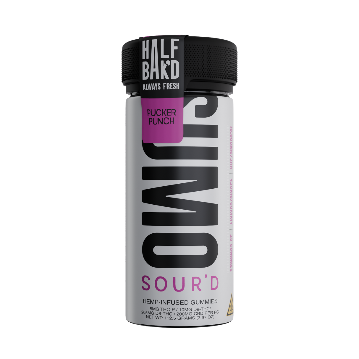HALF BAK’D SUMO "Sour'd" Gummies 10,000MG - 25 Count