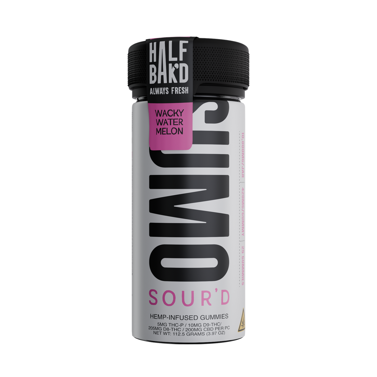 HALF BAK’D SUMO "Sour'd" Gummies 10,000MG - 25 Count