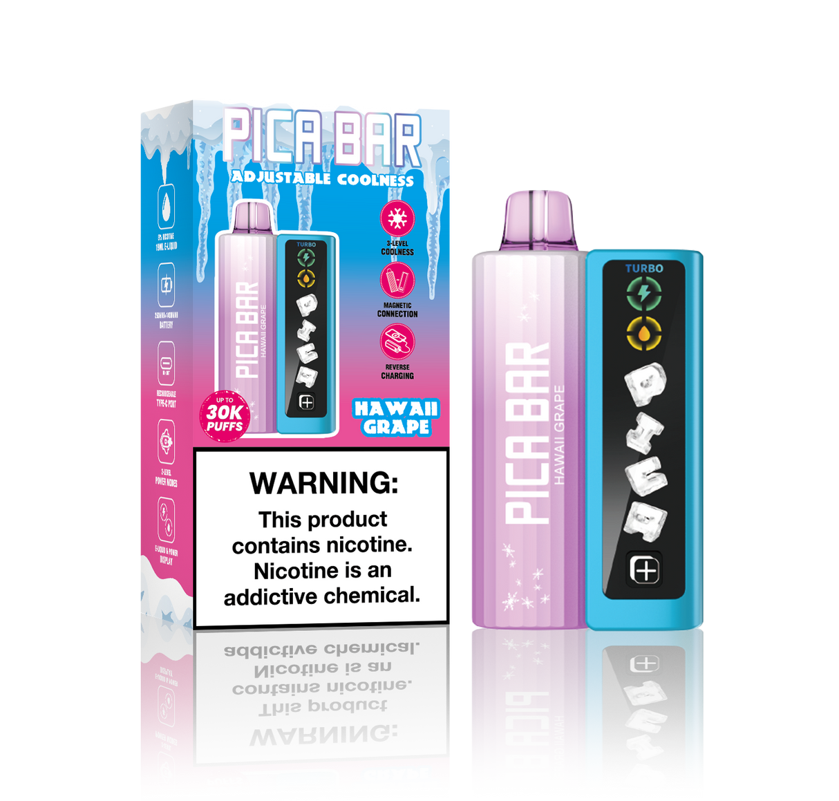 Assembled in USA | PICA BAR "TUNING" 30K Disposable KIT - 30,000 Puffs