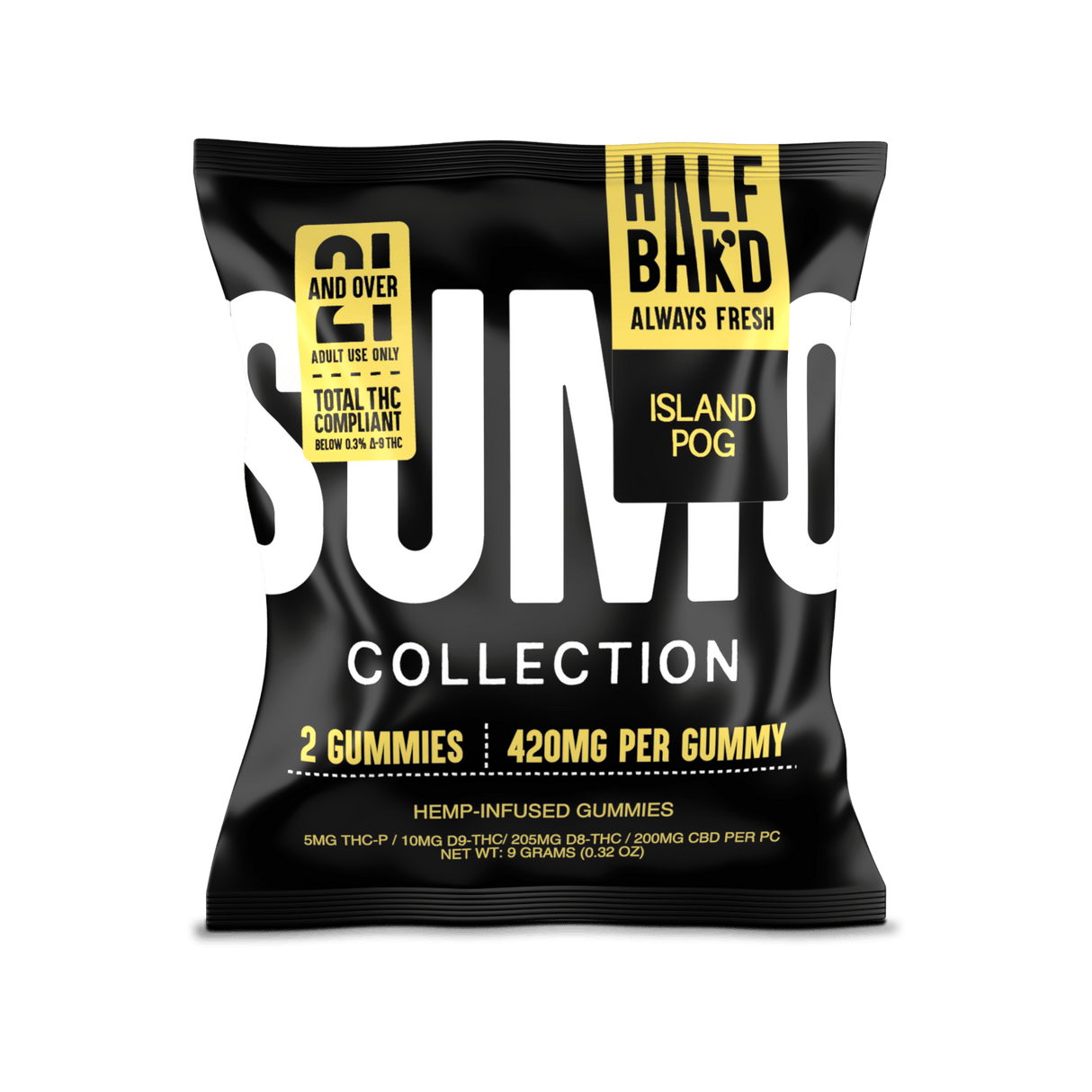 Half Bak’d Sumo Gummies 420MG - 2 Count