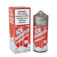 Ice Monster Strawmelon Apple E-Liquid featuring strawberry, apple, and watermelon flavors in a 100mL unicorn bottle.