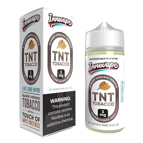 Innevape TNT Tobacco 100ML – Blonde Tobacco Maple Sweet Vape Juice