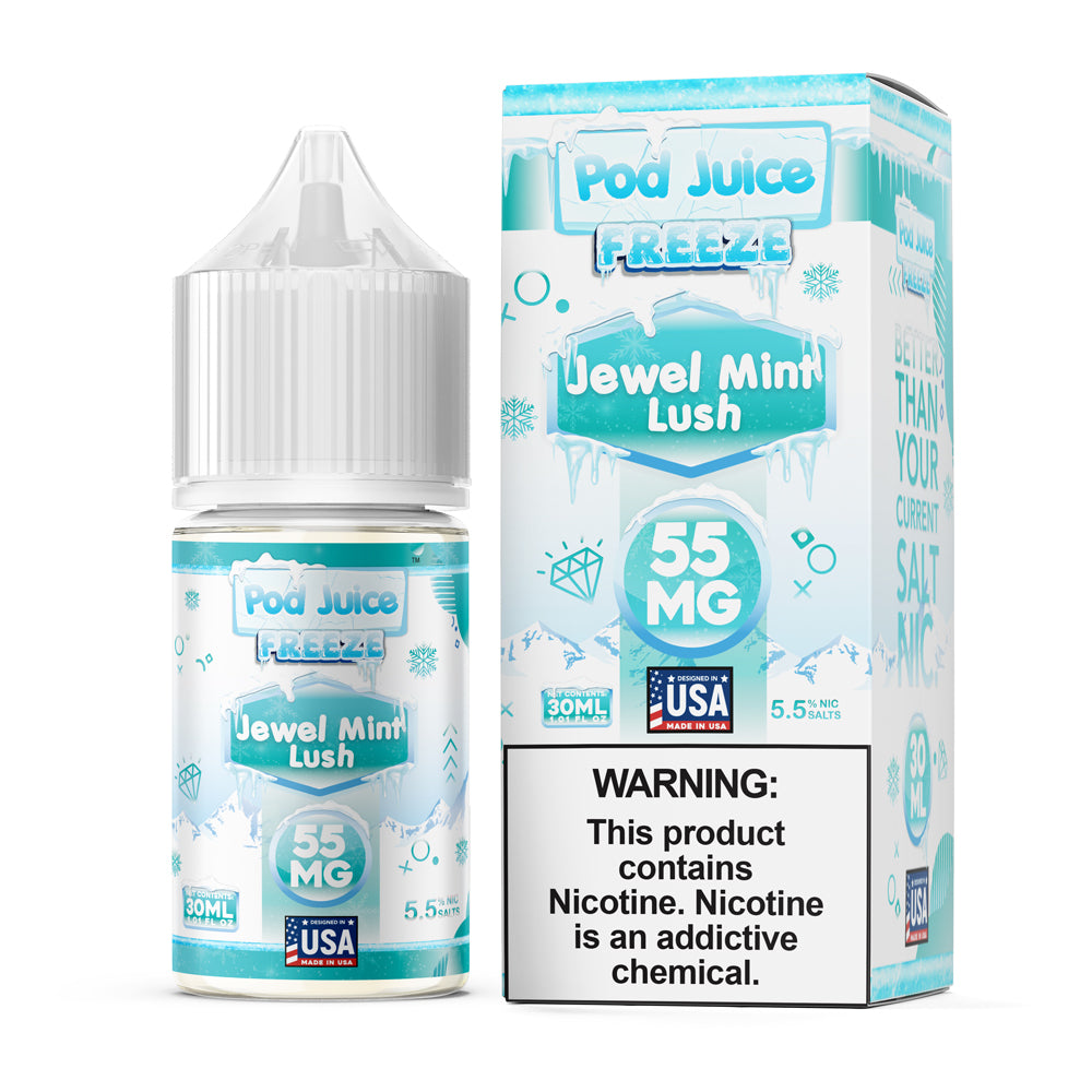Pod Juice FREEZE - Jewel Mint Lush - 30ML E-Liquid
