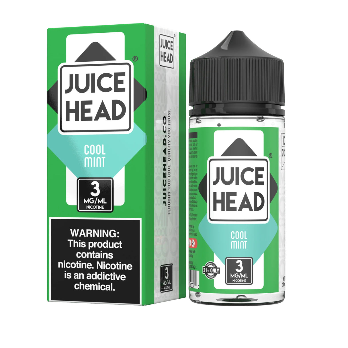 Juice Head Cool Mint 100 mL – Smooth Mint E-Liquid