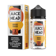 Juice Head Orange Mango 100mL e-liquid bottle featuring a refreshing orange and tropical mango flavor combination.