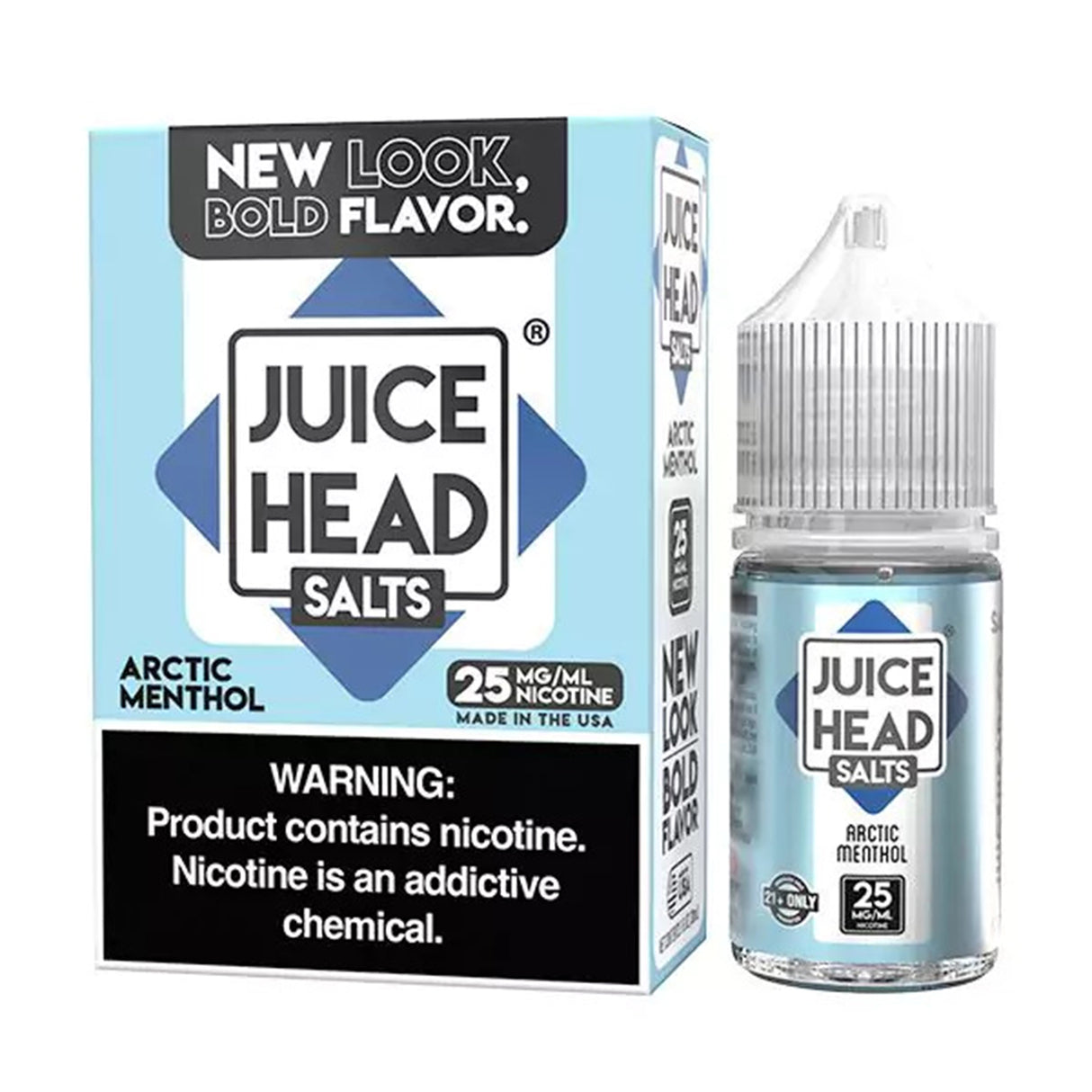 Juice Head Salt Arctic Menthol 30mL – Bold Menthol Nicotine Salt E-Liquid